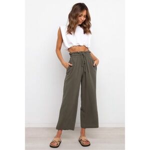 Petal and Pup Hawthorne Pant-Olive